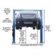 Atlas Automotive 9,000 lb. Overhead 2-Post Lift – Model 9OHSC ATTD-9OHSC-SS-FPD | Heavy-Duty Garage & Shop Car Lift - Image 3
