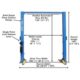 Atlas Automotive 9,000 lb. Overhead 2-Post Lift – Model 9OHSC ATTD-9OHSC-SS-FPD | Heavy-Duty Garage & Shop Car Lift - Image 8
