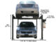 Atlas PRO8000 4-Post Lift with RJ35 Sliding Jacks – 8,000 lb Capacity | Professional Car Storage & Service Lift Combo (XH-PRO8-COMBO-FPD) - Image 5