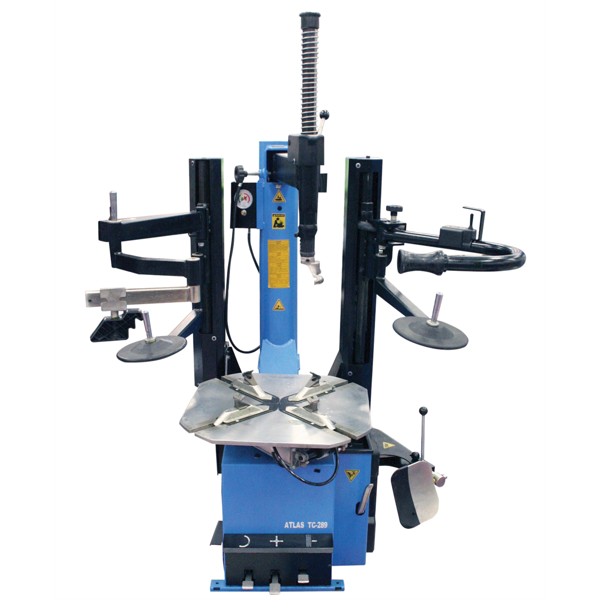 Atlas-automotive-equipment-TC289-tire-changer-with-dual-assist-arms-ATLAS-TC289DAA-tire-changer.png Atlas TC289DAA Tire Changer | Dual Assist Arms | Atlas Equipment - Image 1