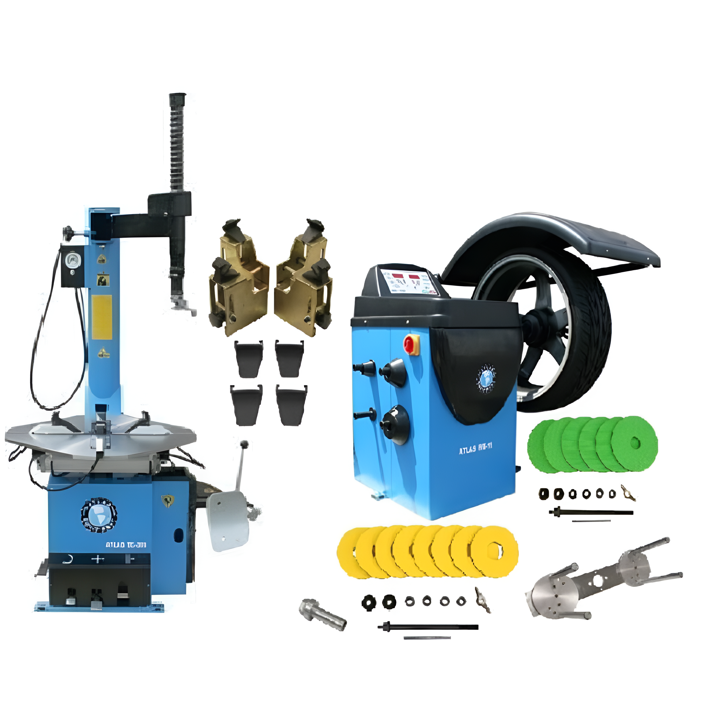 Atlas-automotive-equipment-TC289_WB11-deluxe-motorcycle-combo-TCWB-MC-COMBO2-FPD.png Atlas TC289 Tire Changer + WB11 Deluxe Motorcycle Wheel Balancer Combo - Image 1