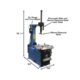Atlas Automotive Equipment TC755 Tilt-Back Rim-Clamp Tire Changer – Automatic Tire Machine with Bead Blaster (ATTC755) - Image 4