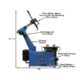 Atlas Automotive Equipment TC755 Tilt-Back Rim-Clamp Tire Changer – Automatic Tire Machine with Bead Blaster (ATTC755) - Image 5