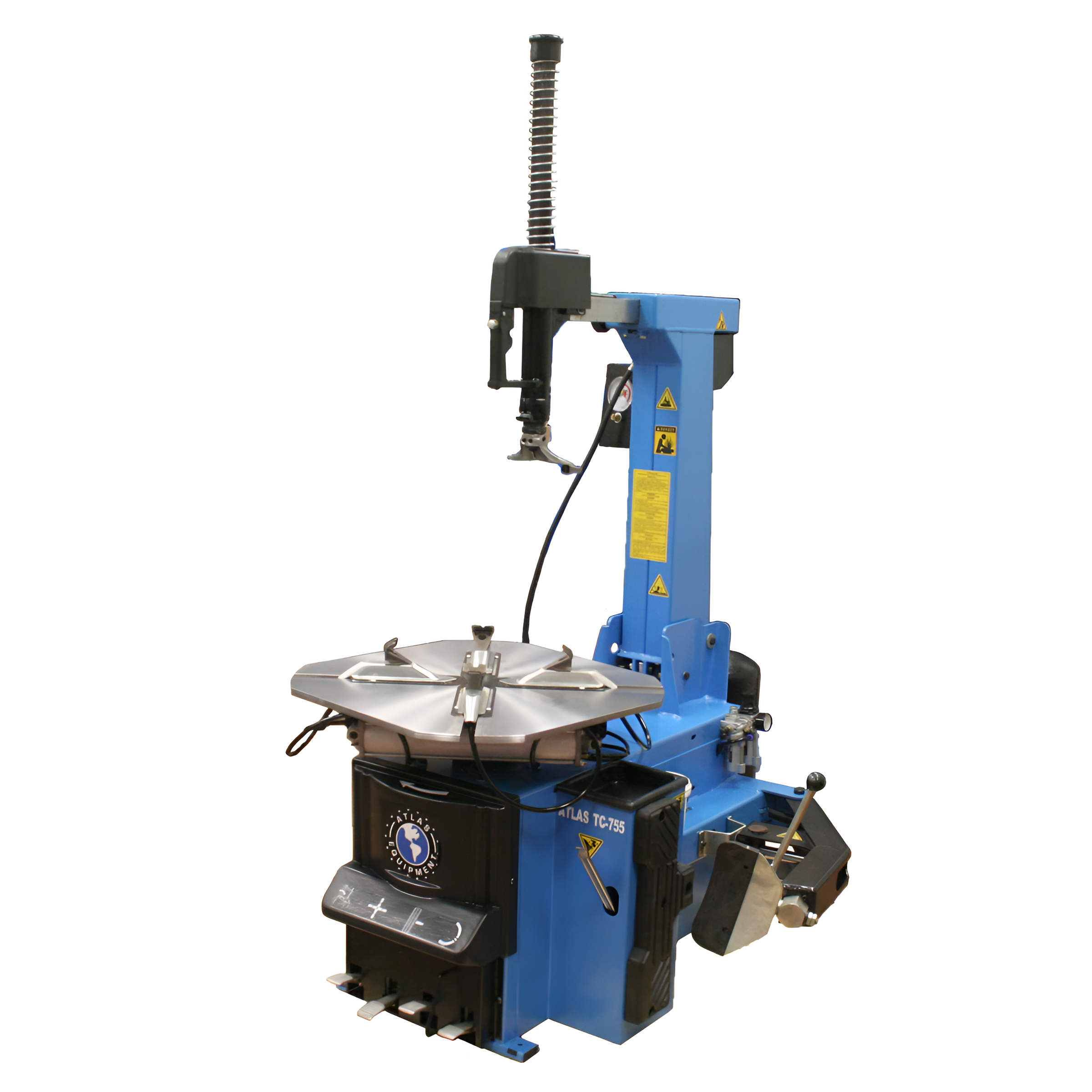 Atlas-automotive-equipment-TC755-tilt-back-rim-clamp-tire-changer-with-beadblaster-ATTC755.png Atlas Automotive Equipment TC755 Tilt-Back Rim-Clamp Tire Changer – Automatic Tire Machine with Bead Blaster (ATTC755) - Image 1