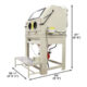 Atlas PSBC990 Extra-Large Pressurized Sandblast Cabinet | Industrial Automotive Media Blaster - Image 3
