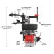 Atlas Platinum PTC300 Rim-Clamp Tire Changer with Assist Arm | AP-PTC300 - Image 4