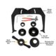 Atlas Automotive Equipment Platinum PWB50 Premium 2D Computer Wheel Balancer – 110V Automatic Tire Balancing Machine (ATEAP-PWB50-FPD) - Image 11