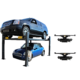 Atlas Premium 408SL 4-Post Lift with RJ35 Sliding Jack Combo – 8,000 lb Capacity Professional Car Lift Package | Model ATTD-408SL-COMBO-FPD