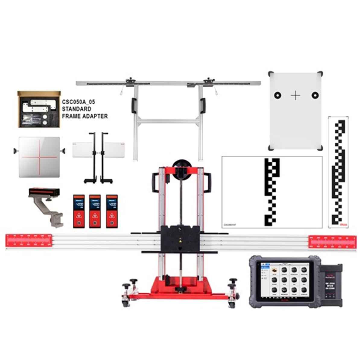Autel-CV-ADAS-LDW-standard-with-MS909CV-CVALDW20T.png Autel CV ADAS LDW Standard – Commercial Vehicle LDW Calibration System with MS909CV - Image 1
