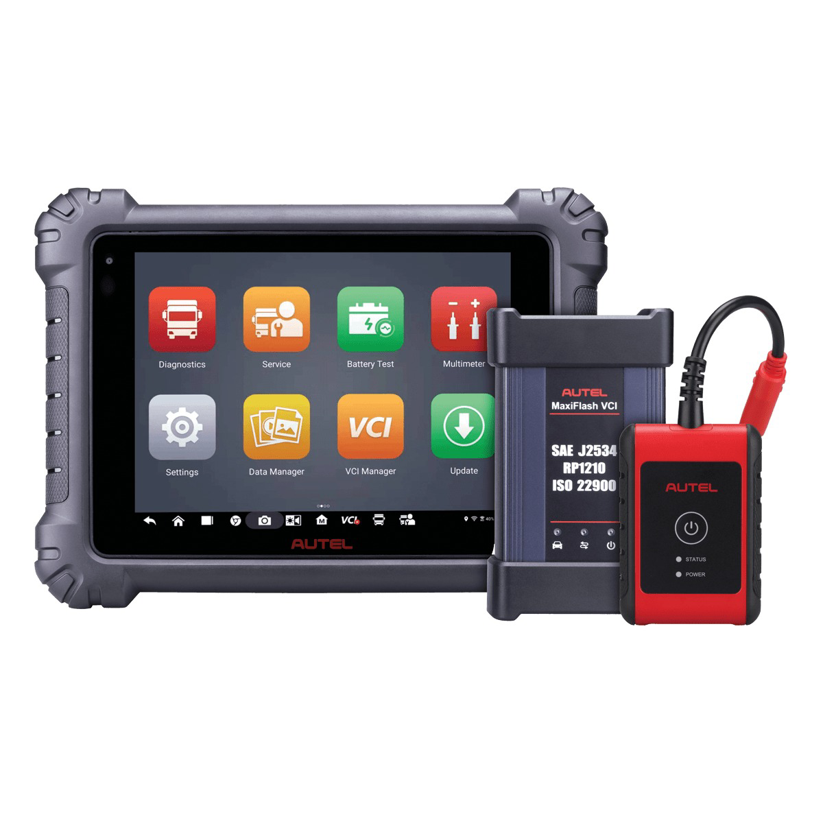 Autel-advanced-commercial-vehicle-diagnostics-tablet-wireless-J2534-VCI-MS909CV.png Autel MaxiSYS MS909CV | Commercial Vehicle Diagnostic & ADAS Tablet - Image 1