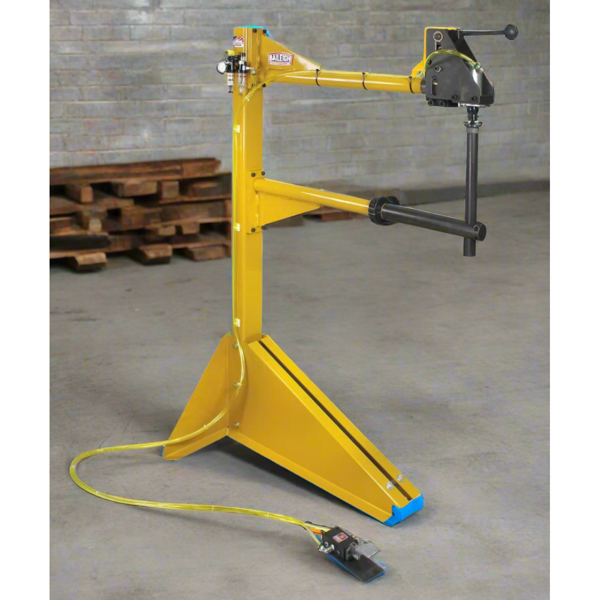 Baileigh-industrial-PH-36A-pneumatic-operated-planishing-hammer-36-throat-depth-7-lower-dies-BA9-MEPH36A_2024-07-26T09_45_42.121Z.png Planishing Hammer | 36" throat depth | Baileigh Industrial BA9-MEPH36A - Image 1