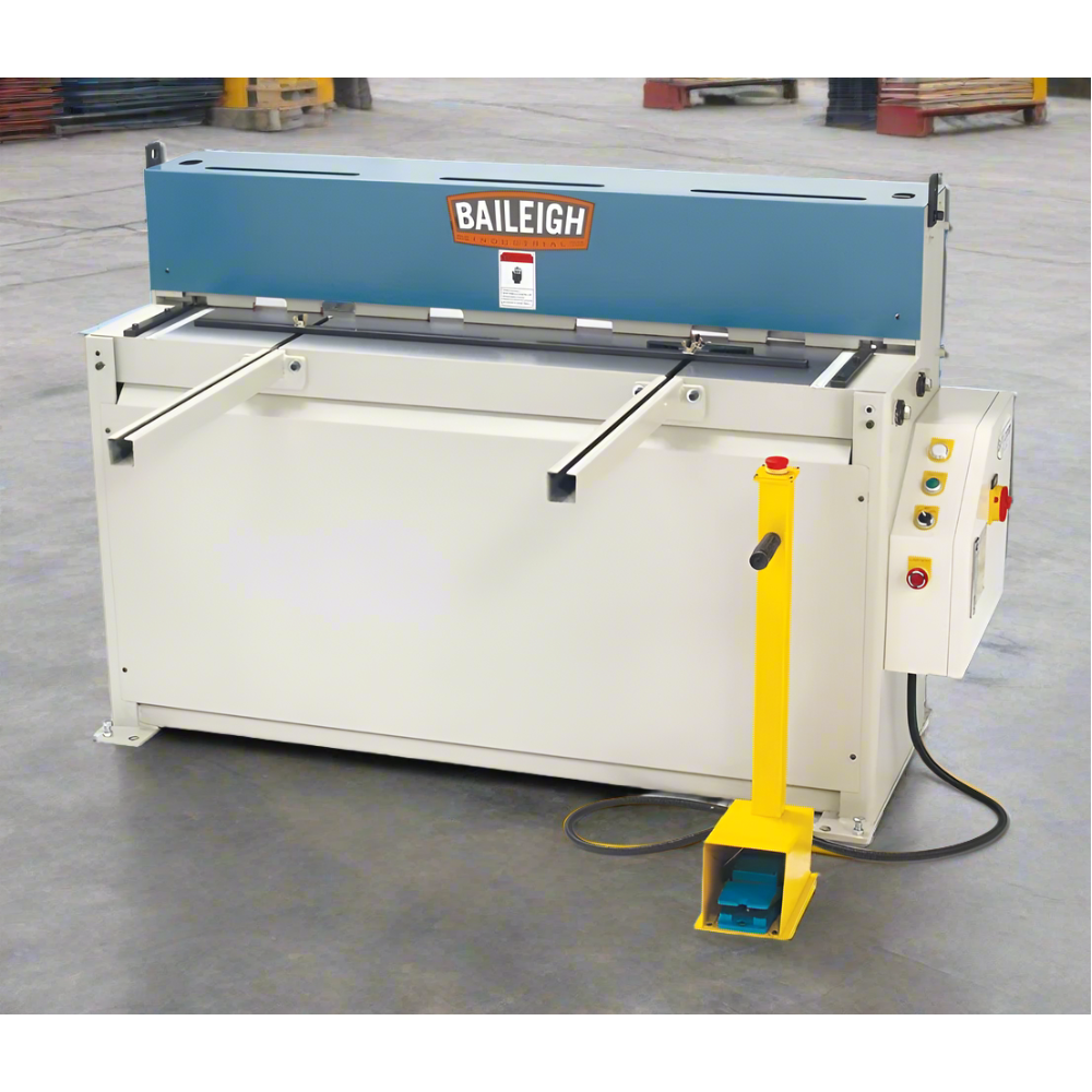 Baileigh-industrial-SH-5210-220V-1Phase-hydraulic-powered-shear-52-length-10-gauge-mild-steel-capacity-BA9-1007100_2024-07-17T04_24_28.136Z.png Hydraulic Shear | 1PH | Baileigh Industrial BA9-1007100 - Image 1