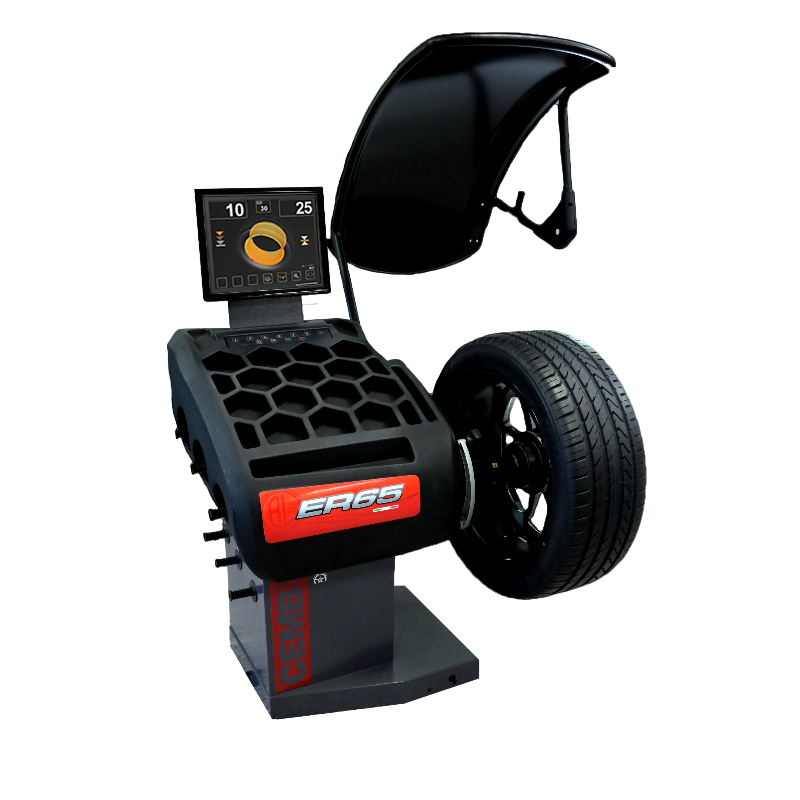 CEMB-30-rim-dia-and-42-tire-dia-automatic-balancing-machine-with-monitor-ER65_96e61463-9ccf-4c28-9731-23905da4da04.png Balancing machine | 30'' Rim Dia | 42'' Tire Dia | Automatic with monitor | CEMB ER65 - Image 1