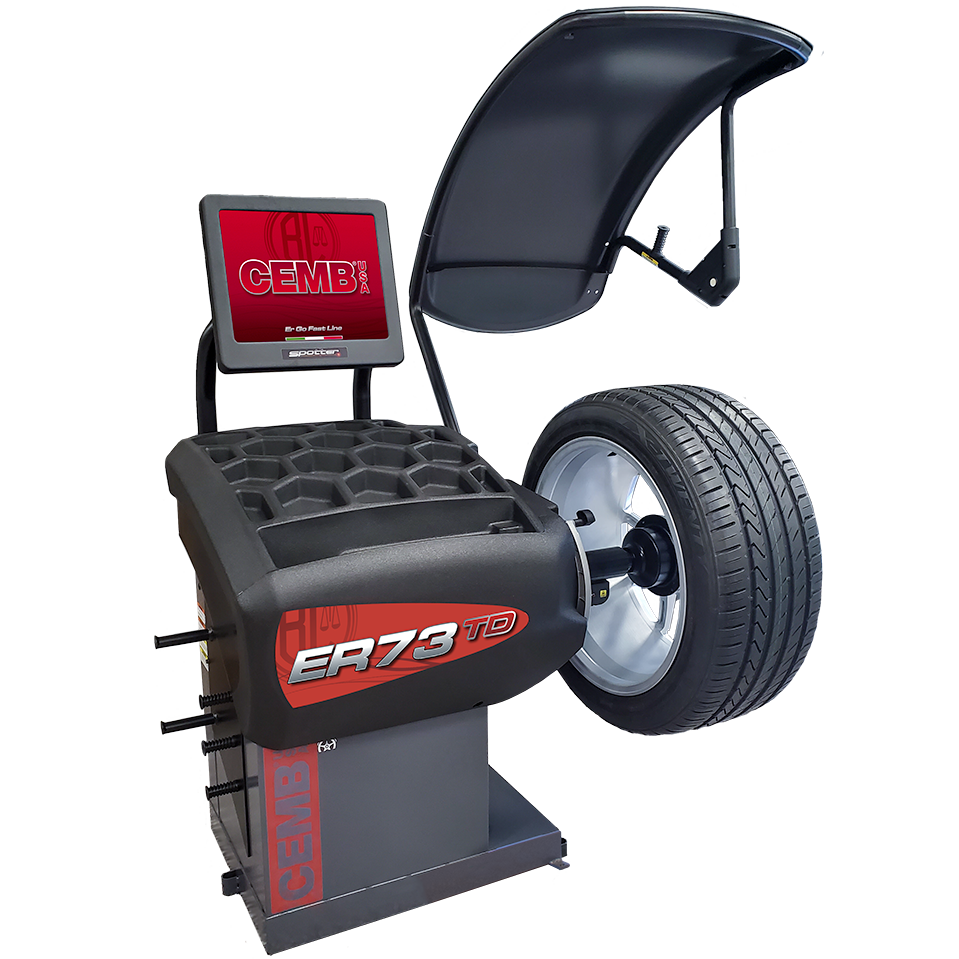 CEMB-30-rim-diameter-42-tire-diameter-autoadaptive-OPB-wheel-balancer-ER73TD.png Wheel Balancer | 30'' Rim Dia. | 42'' Tire Dia. | CEMB ER73TD - Image 1