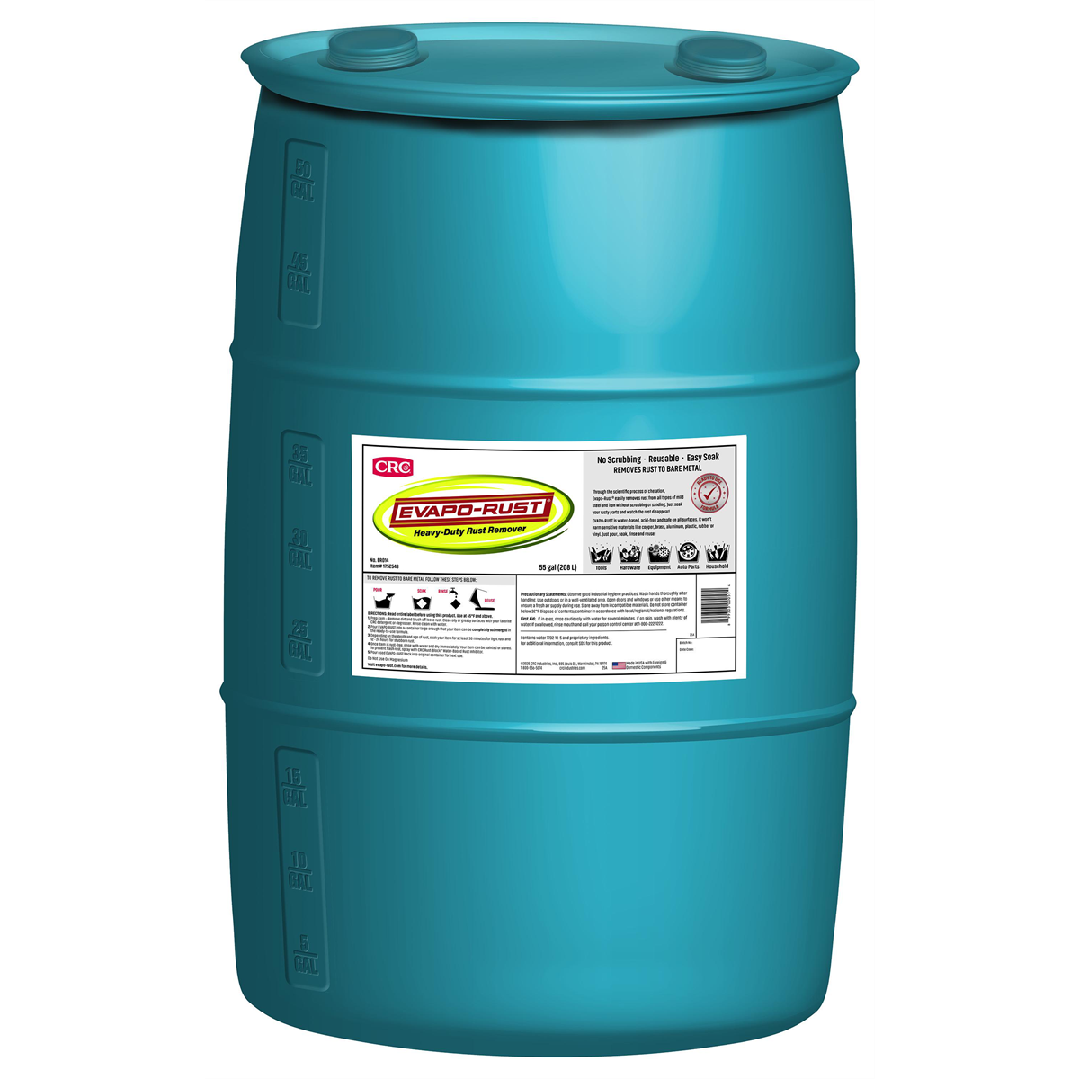 CRC-industries-CRC-Evapo-Rust-55gallon-drum-_ER014_CRC1752543.00.png CRC Industries Evapo-Rust, 55 Gallon Drum (ER014) CRC1752543.00 - Image 1