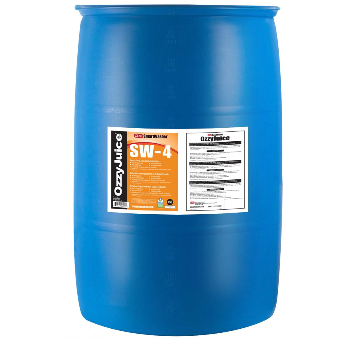 CRC-industries-smart-washer-Ozzyjuice-SW-4-HD-degreasing-solution-55gallon-CRC14728.00.png CRC Industries SmartWasher OzzyJuice SW-4 HD Degreasing Solution, 55 Gallon CRC14728.00 - Image 1