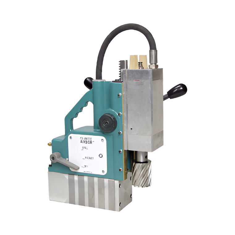 CS-unitec-AIRBOR-portable-pneumatic-magnetic-drill-with-extend-rack-2-1-16-dia-hole-cap.png Magnetic Drill | 2-1/16" dia. Hole Cap | Portable | With Extend Rack | CS Unitec - Image 1