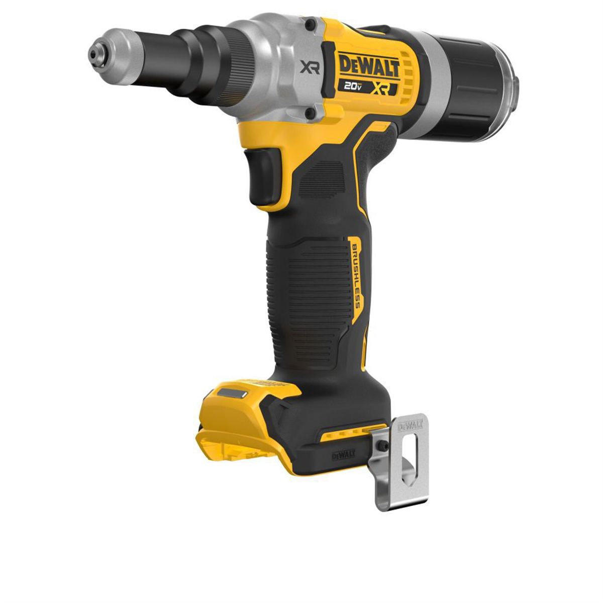 DeWalt-20V-MAX-XR-brushless-cordless-1-4inch-rivet-tool-tool-only-DWTDCF414B.png DeWalt 20V MAX XR Brushless Cordless 1/4" Rivet Tool (Tool only) DWTDCF414B - Image 1