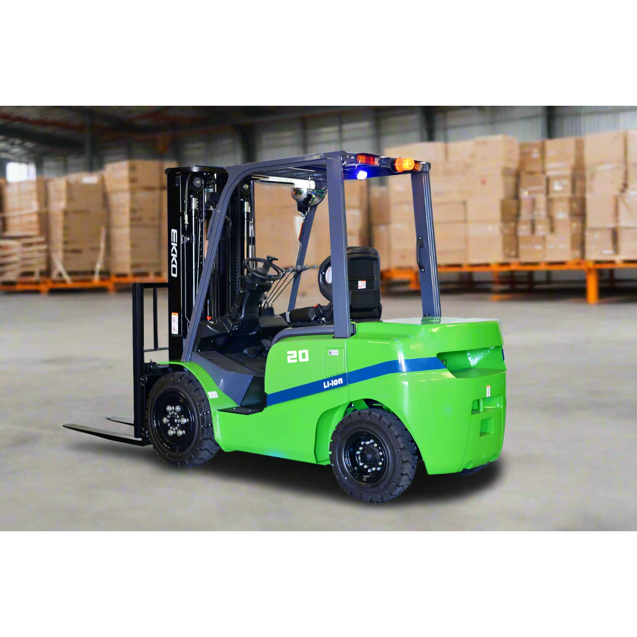 EKKO-4-wheel-electric-forklift-4000lbs-capacity-raised-height-185-EK20GT-LI_bc56db87-4976-4e00-8e63-70db5a622234.png 4 Wheel Electric Forklift | 4000 lbs Capacity | Raised Height 185'' | EKKO EK20GT-LI - Image 1