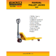 Manual Pallet Jack | 5500 lbs Capacity | Raised Height 7.5'' | EKKO A25 - Image 2