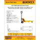 Manual Pallet Jack | 5500 lbs Capacity | Raised Height 7.5'' | EKKO A25 - Image 3