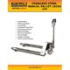 Manual Pallet Jack | Stainless Steel |5500 lbs Capacity | EKKO A25S - Image 2