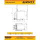 Semi-Electric Fork-Over Stacker | 3300 lbs Capacity | Lift Height 119.3'' | EKKO EA15C - Image 5