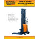 Semi-Electric Straddle Stacker | 3300 lbs Capacity | Lift Height 138'' | EKKO EA15D - Image 3