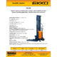 Semi-Electric Straddle Stacker | 3300 lbs Capacity | Lift Height 138'' | EKKO EA15D - Image 4
