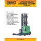 Electric Straddle Stacker | 2640 lbs Capacity | Lift Height 98'' | EKKO EB12E-98Li - Image 4
