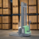 Electric Straddle Stacker | 2800 lbs Capacity | Lift Height 145'' | EKKO EB13ES-145Li