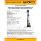 Electric Straddle Stacker | 4400 lbs Capacity | Lift Height 177'' | EKKO EB20E - Image 4