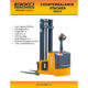 Electric Counterbalanced Walkie Stacker | 1550 lbs. | Lift Height 118''| EKKO EK07S - Image 3