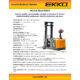 Electric Counterbalanced Walkie Stacker | 3300 lbs. Capacity | Lift Height 130''| EKKO EK14-130 - Image 3