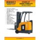 Electric Forklift | Stand up Rider | 4000 lbs. Capacity | Lift Height 189'' | EKKO EK18RFL - Image 2