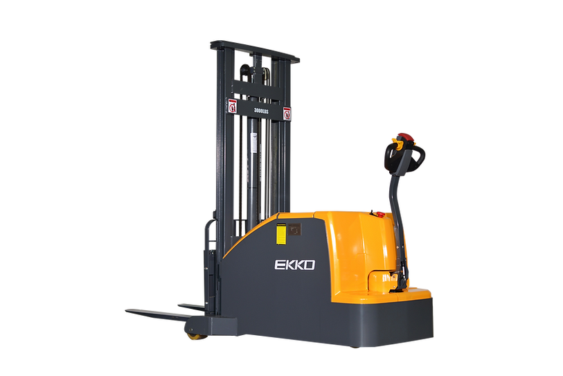 EKKO-counterbalanced-walkie-stacker-3000lb-capacity-130in-raise-height-EK14C-130.png EKKO Counterbalanced Walkie Stacker 3000 lb Capacity 130'' Raise Height EK14C-130 - Image 1