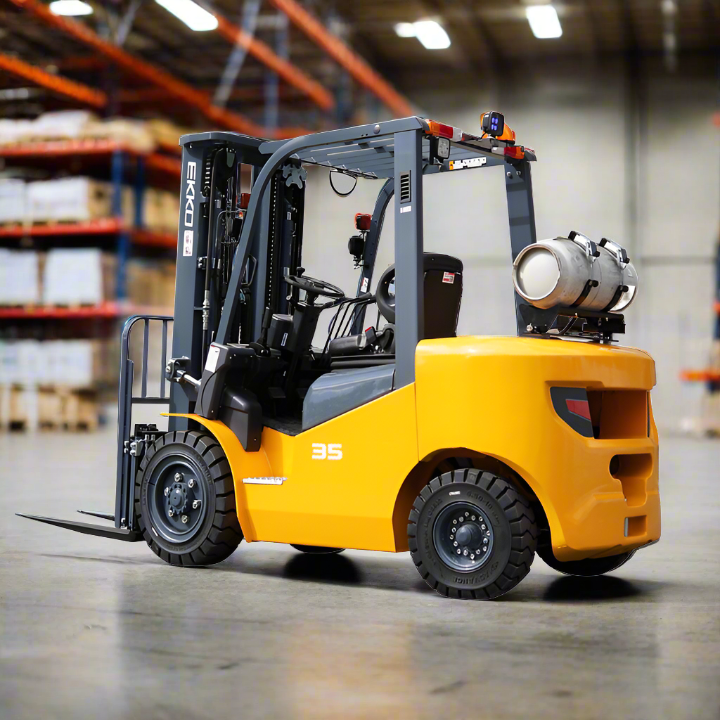 EKKO-lifts-EK35LP-pneumatic-forklift-LPG-7000-lbs-cap-189-lift-height-EK35LP-01_2024-06-12T15_38_24.172Z.png Forklift | Liquid Propane | 7000 lbs. Capacity | Lift Height 189" | EKKO EK35LP - Image 1