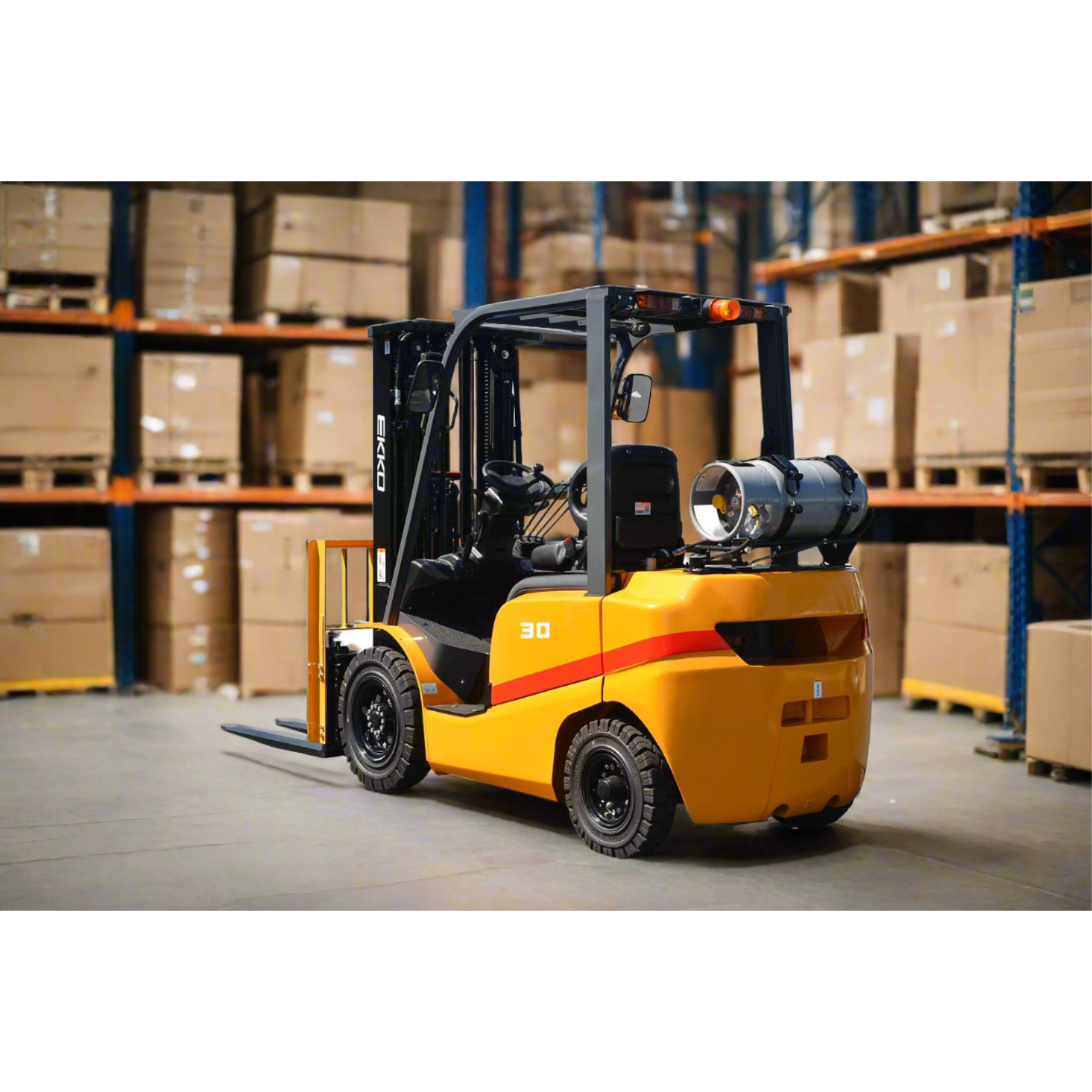 EKKO-liquid-propane-4-wheel-forklift-with-solid-pneumatic-tire-6000-lbs-capacity-EK30TLP_2024-06-18T06_25_35.486Z.png 4 Wheel Forklift | Liquid Propane | 6000 lbs Capacity | EKKO EK30TLP - Image 1