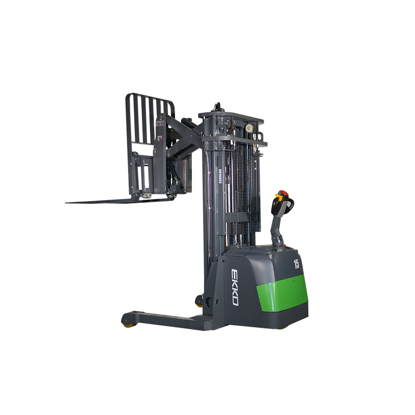 EKKO-lithium-walkie-reach-truck-3300-lb-cap-216-height-ER15-216Li.png Lithium Walkie Reach Truck | 3300 lbs | 216" Height | EKKO ER15-216Li - Image 1