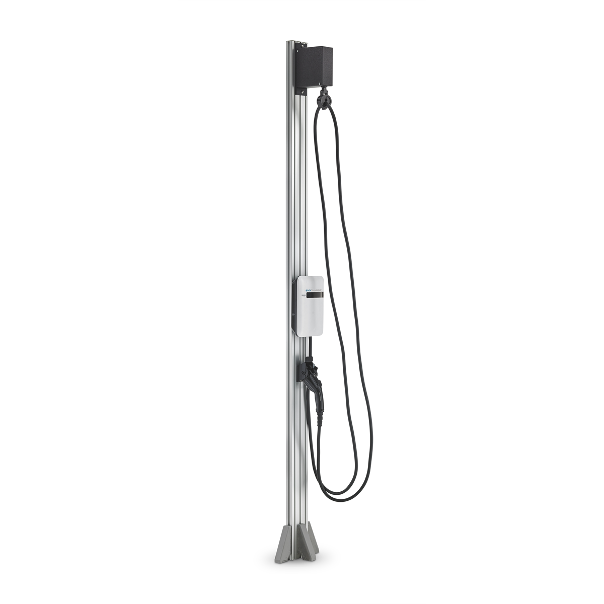 EVoCharge-EVSE-single-port-pedestal-mount-electric-vehicle-charging-station-with-8ft-pedestal-25ft-cable-_-retractor-EVOEVC3AA0B1A1A4_e471d546-002b-4772-a5de-a658b6485b4c.png EVoCharge EVSE Pedestal EV Charger – 30A Level 2 w/ 8ft Stand & Cable Retractor - Image 1
