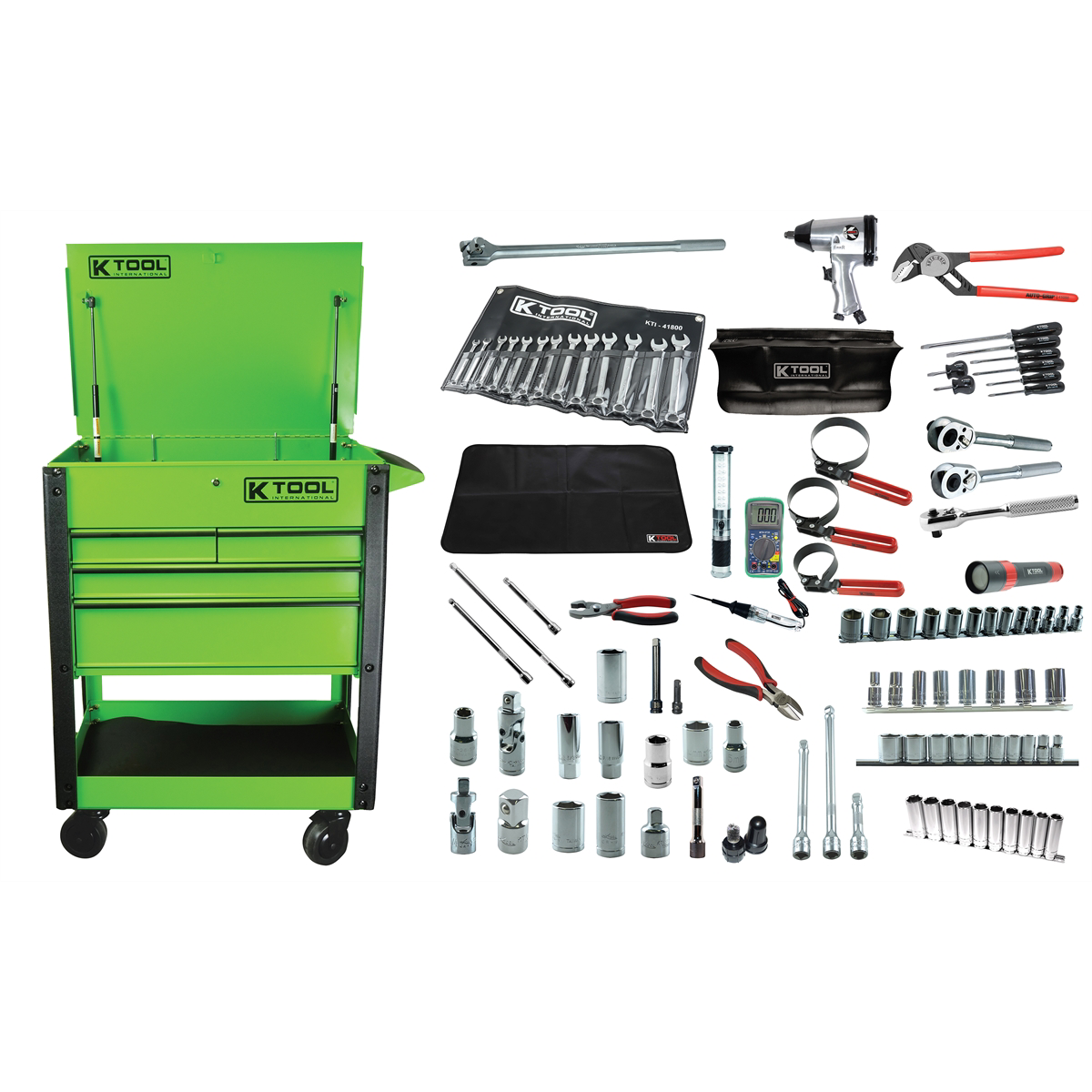 EZ-garage-automotive-bundle-kit-green-cart-EZGAUTOKIT-GRN.png EZ Garage Automotive Bundle Kit Green Cart EZGAUTOKIT-GRN - Image 1