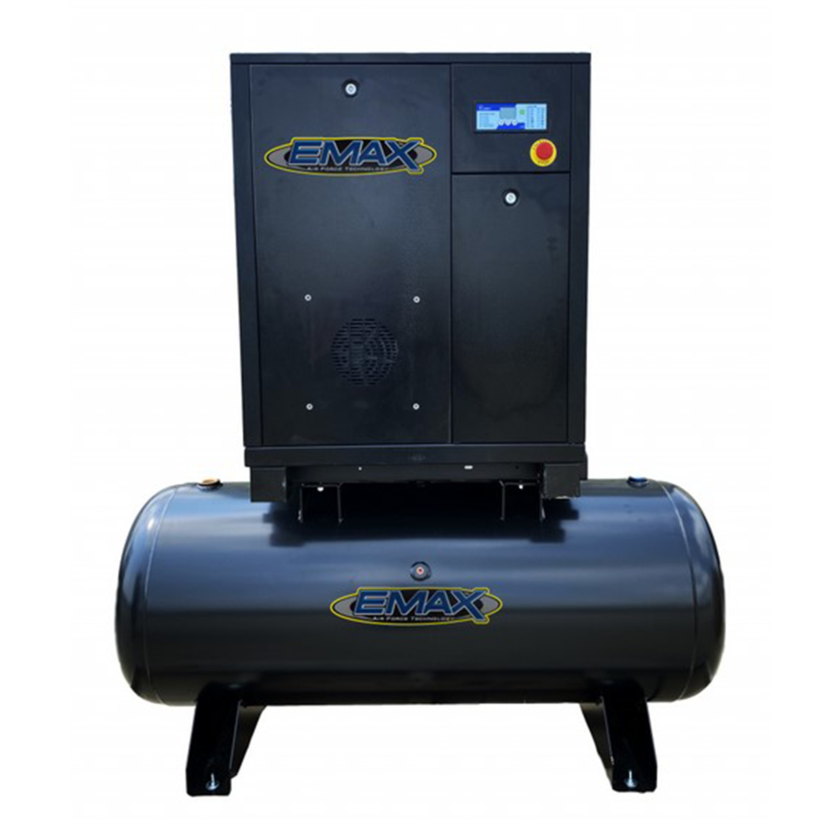 Emax-compressor-20HP-3PH-industrial-rotary-screw-compressor-120gal-tank-mount-EMXERI0201203.png Emax Compressor 20HP 3PH Industrial Rotary Screw Compressor-120 Gal Tank Mount EMXERI0201203 - Image 1