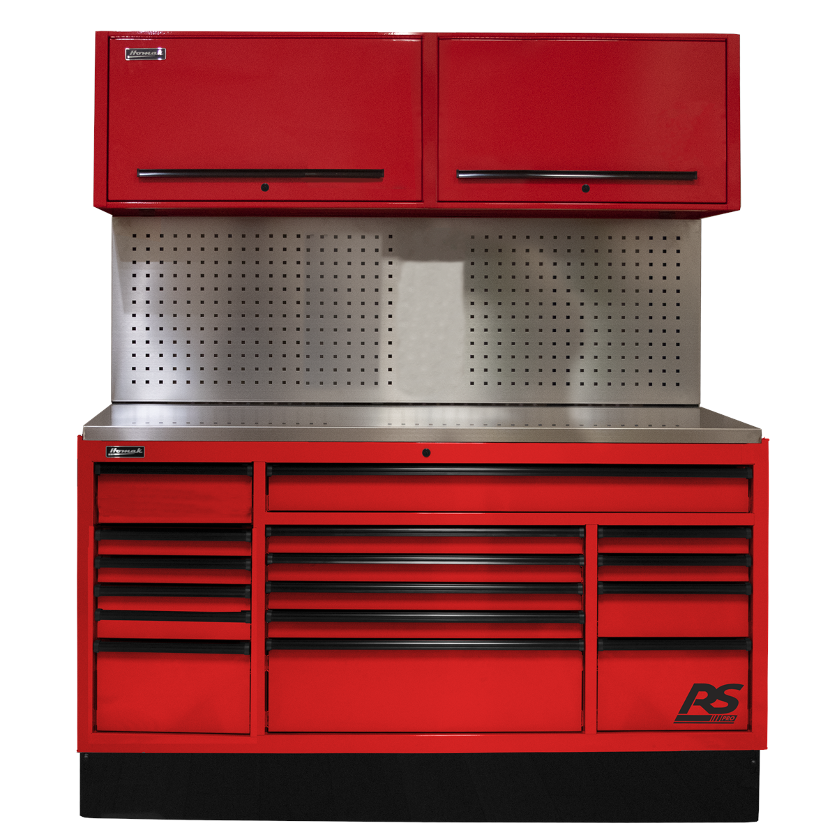 Hhomak-manufacturing-72in-CTS-centralized-tool-storage-with-tool-board-back-splash-set-red-HOMRDCTS72002.png Homak Manufacturing 72'' CTS Centralized Tool Storage with Tool Board Back Splash Set, Red HOMRDCTS72002 - Image 1