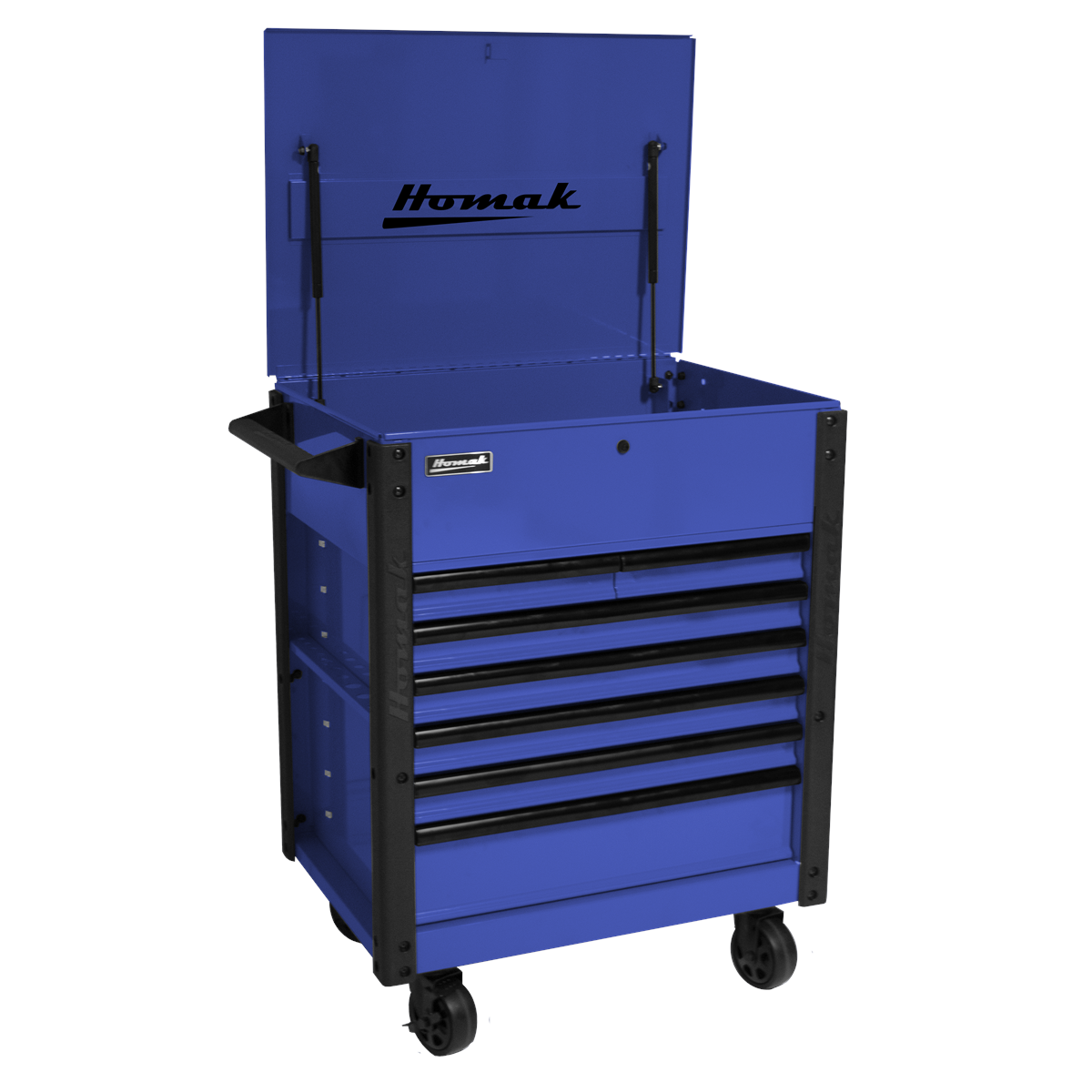 Homak-Manufacturing-35-in-Pro-Series-7-Drawer-Service-Cart-Blue-HOMBL06035247.png Homak Manufacturing 35" Pro Series 7-Drawer Service Cart, Blue HOMBL06035247 - Image 1