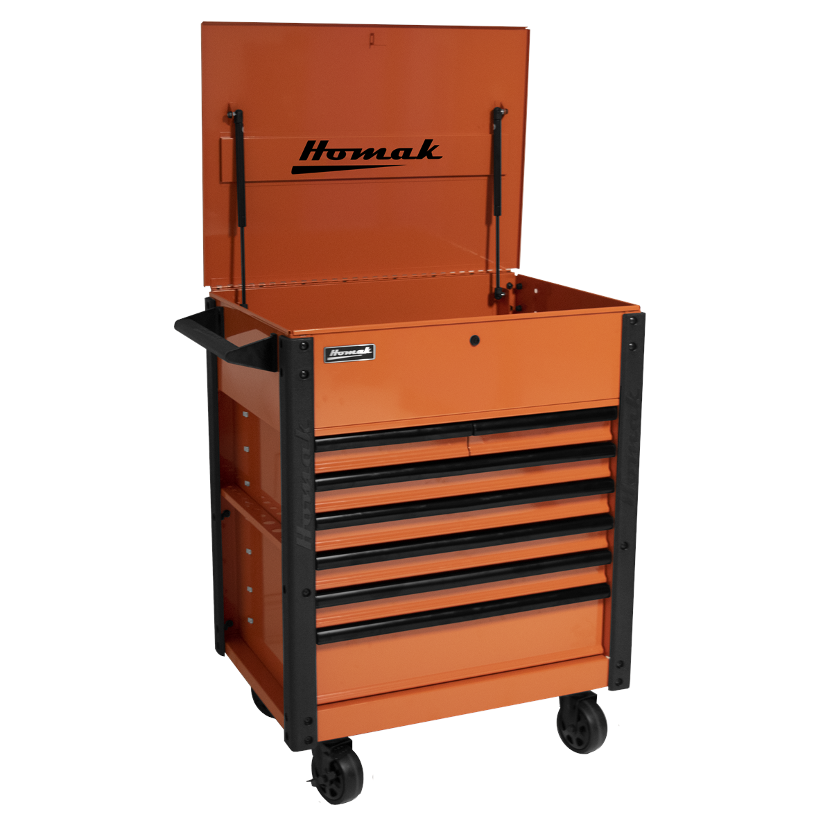 Homak-Manufacturing-35-in-Pro-Series-7-Drawer-Service-Cart-Orange-HOMOG06035247.png Homak Manufacturing 35" Pro Series 7-Drawer Service Cart, Orange HOMOG06035247 - Image 1
