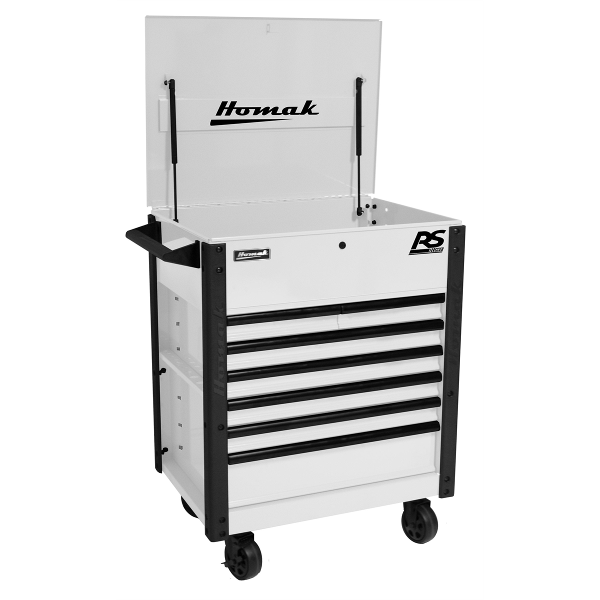 Homak-Manufacturing-35-in-Pro-Series-7-Drawer-Service-Cart-White-HOMWH06035247.png Homak Manufacturing 35" Pro Series 7-Drawer Service Cart, White HOMWH06035247 - Image 1