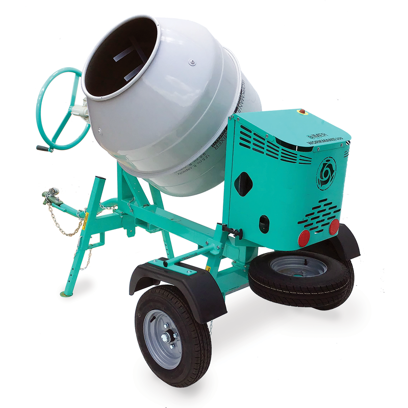 IMER-Workman-II-350-portable-mixer-5-5-HP-honda-GX-end-dump-1105838.png Multi-mixer | 5.5 HP Honda GX | End Dump | IMER Workman II 350 1105838 - Image 1