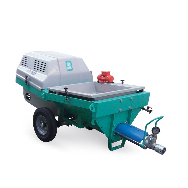 IMER-step-Up-12-towable-electric-pump-220V-three-phase-motor-1106181.jpg Spray & Grout Pump | Electric Pump | IMER Step-Up 120 Three Phase 1106181 - Image 1