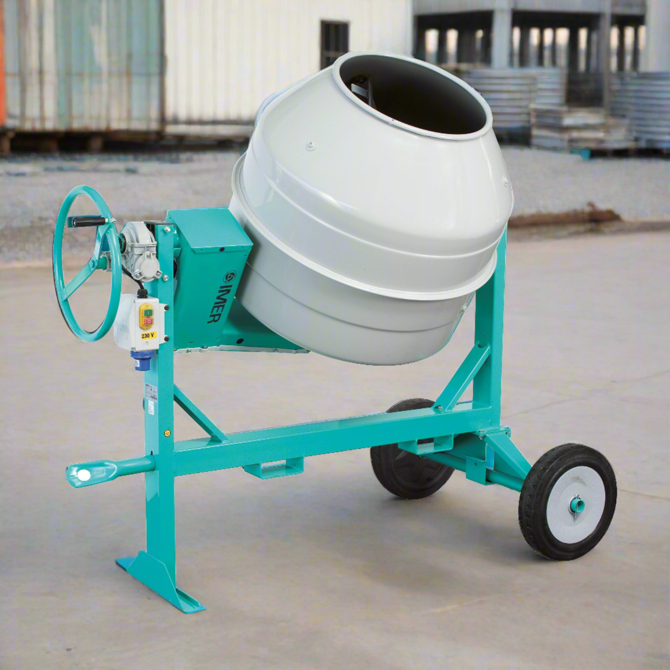 Imer-muliti-mix-350-110V-60Hz-electric-engine-1_2024-06-13T16_58_53.526Z.png Portable Mixer | 1.9 HP | Steel Drum | IMER Multi-Mix 350 - 1105802 - Image 1