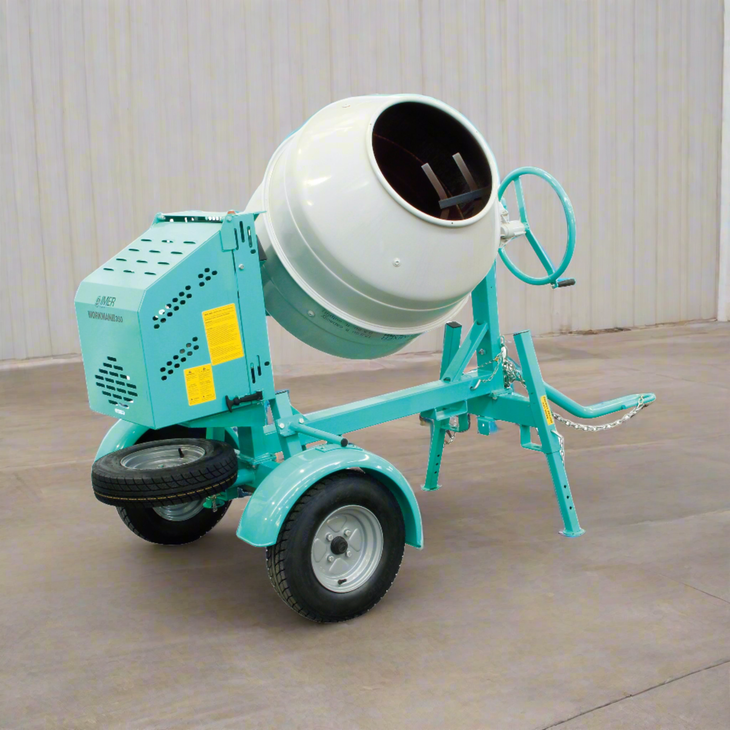 Imer-workman-I-350-5_2024-06-13T16_45_06.313Z.png Towable Multi-Mixer | 5.5 HP | Steel Drum | IMER Workman II 350 - 1105855 - Image 1